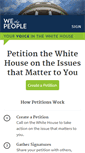 Mobile Screenshot of petitions.whitehouse.gov